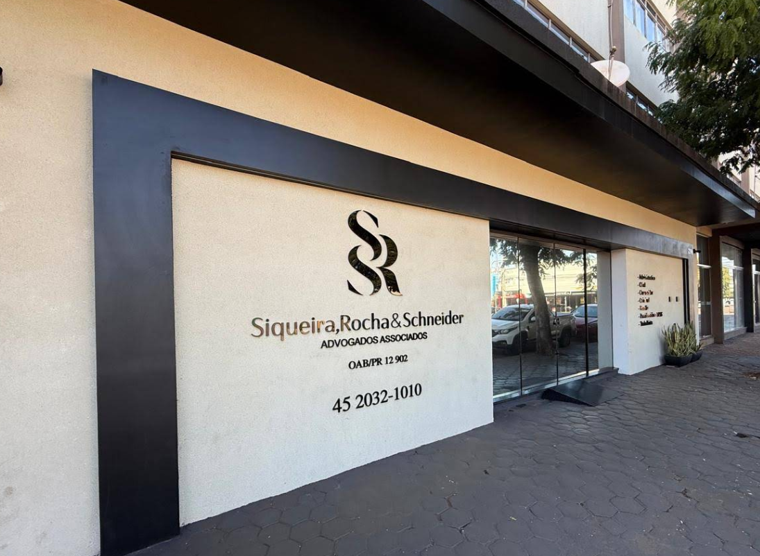 Fachada do escritório SRS Advogados em Toledo, Paraná
